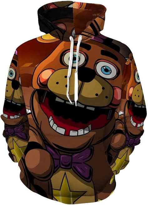 Kids' and adults' Five Nights at Freddy's inspired T-shirts, hoodies and totes (each sold separately). . Five nights at freddys hoodies